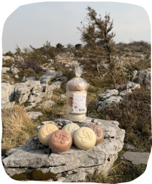 Lot de 5 savons au lait de brebis (100g)